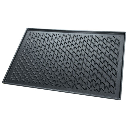 Reversible tray BBQ/ Grill GN 1/1 made of cast iron,  grooved/smooth