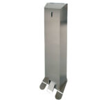 Sanitizing station with pedal control for 5 liter can