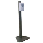 Disinfection dispenser 1000 ml with sensor and powder-coated stand