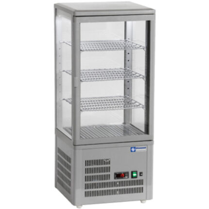 Ventilated display table model, 4 glazed sides, 4 "Grey" levels