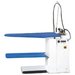 Finishing table with vacuum, iron and boiler 3,9 litres, adjustable in height
