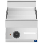 Electric griddle, tabletop, smooth chromed plate
