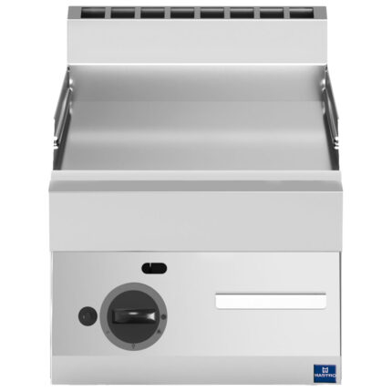 Gas griddle, tabletop, smooth plate