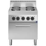 Electric range, 4 plates, 1 electric convection oven