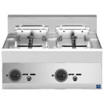 Electric fryer, tabletop, 10+10 litres - 18 kW