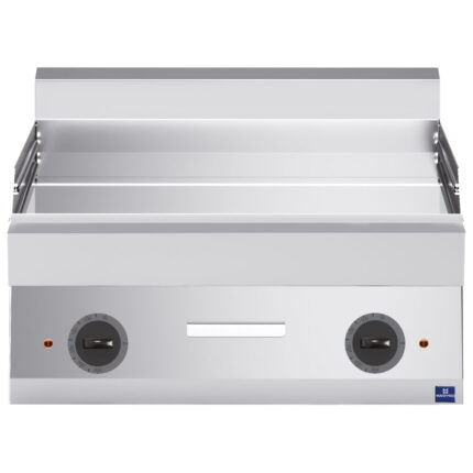 Electric griddle, tabletop, smooth chromed plate
