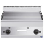 Gas griddle, tabletop, smooth plate