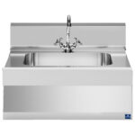 Handwash basin, tabletop, bowl 500x400x150 mm