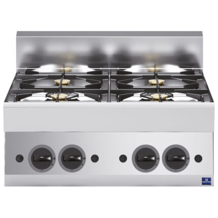 Gas hob, 4 burners