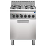 Electric range, 4 plates, 1 electric convection oven with electric grill