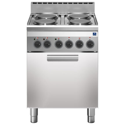 Electric range, 4 plates, 1 electric convection oven with electric grill