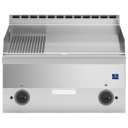 Electric griddle, tabletop, 1/3 grooved and 2/3 smooth plate