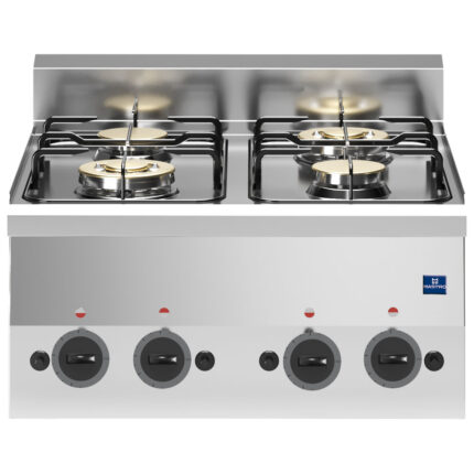 Gas hob, 4 burners