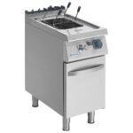 Gas pasta cooker on closed cabinet, 18 litres