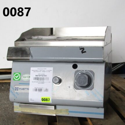 Gas griddle plate, tabletop model, smooth plate - DAMAGED