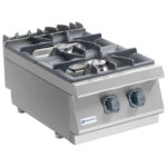 Gas hob, tabletop model, 2 burners