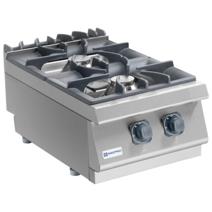 Gas hob, tabletop model, 2 burners