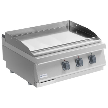 Electric griddle plate, tabletop model, smooth plate