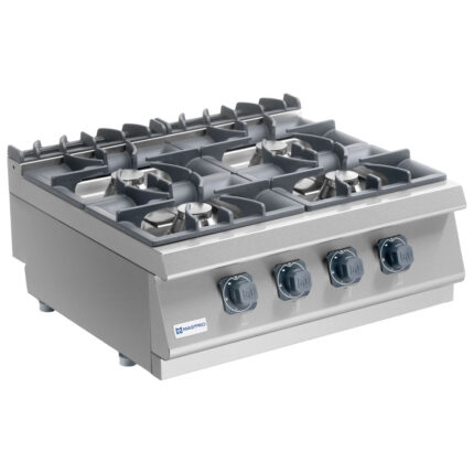 Gas hob, tabletop model, 4 burners