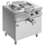 Electric boiling pan, direct heating, capacity 60 litres