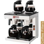 Coffee percolating machine - 2 groups + 4 heating plates