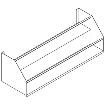 Bottle holder, double, 500 mm