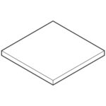 Support for ice maker/glass washer, 650x590 mm