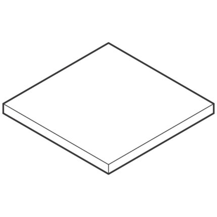 Support for ice maker/glass washer, 650x590 mm