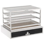 Robatayaki charcoal grill with 4 tiers (fixed), 1127 mm