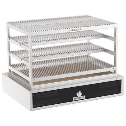 Robatayaki charcoal grill with 4 tiers (fixed), 1127 mm