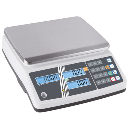 Portion scale with weighing range maximum 30 kg, readout 10 g