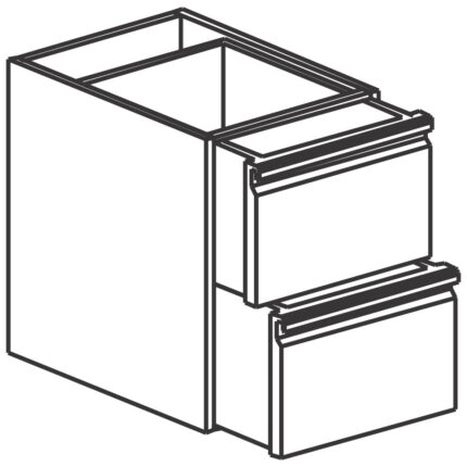 2-Drawer unit, 400x640 mm