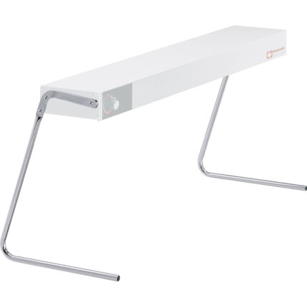 Lateral supports for heated bridge