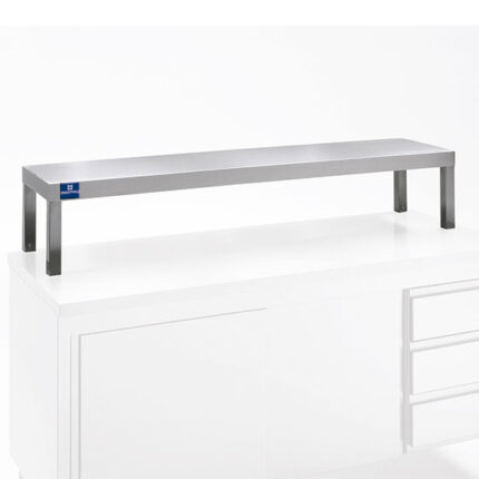 overshelf, 1- tier overshelf, side open, 1600x350 mm