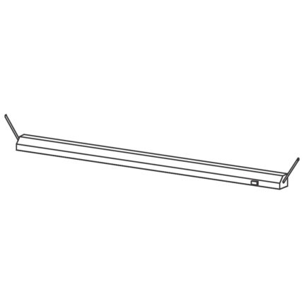 Lighting element for overshelf, 800 mm