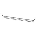 Lighting element for overshelf, 2000 mm