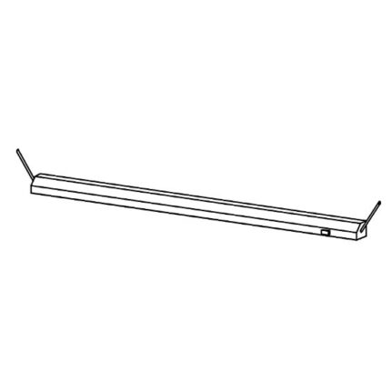 Lighting element for overshelf, 2000 mm