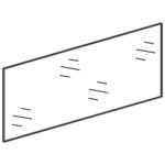 Front glass, breath-saving, 2000 mm
