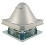 roof extractor with 2 speeds, 1650 m³/h, CTICM approved for 400°/2 h