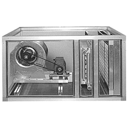 air heating unit, 2 speeds, 7000|10000 m³/h