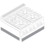 Side plinth 700 mm tabletop modules