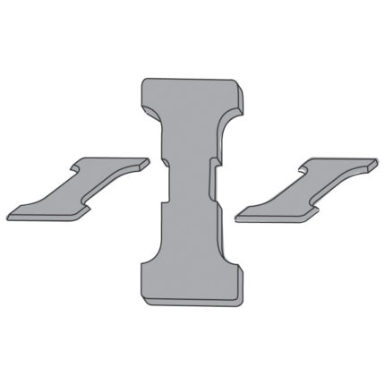 Insert for square electric hotplates