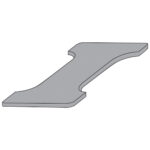 Insert for square electric hotplates