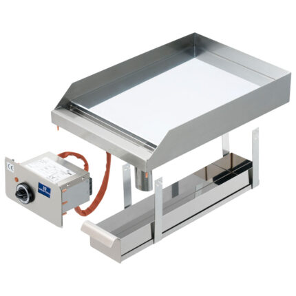 drop-in electric griddle, smooth chromed plate