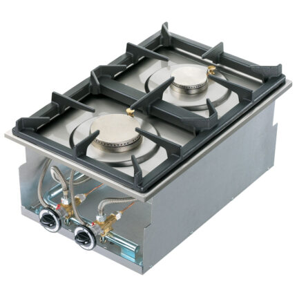 drop-in gas hob, 2 burners