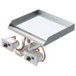 drop-in electric griddle, smooth chromed plate