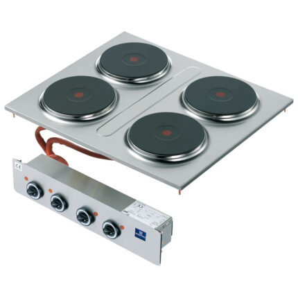 drop-in electric hob, 4 plates