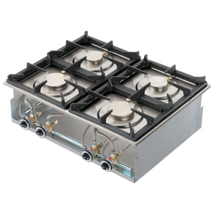drop-in gas hob, 4 burners