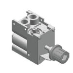 Extra charge for non-chromed thermostatic gas versions 100 cm (request at order)
