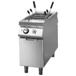 Electric pasta cooker on cabinet with door, 1 GN 1/1 well - 40 litres